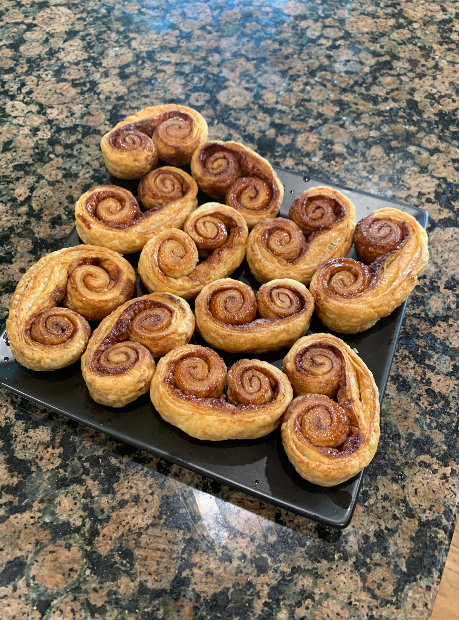 Holiday wreath bread with festive decorations